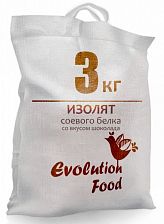 Изолят соевого белка со вкусом Шоколад / мешок 3 кг / Evolution Food
